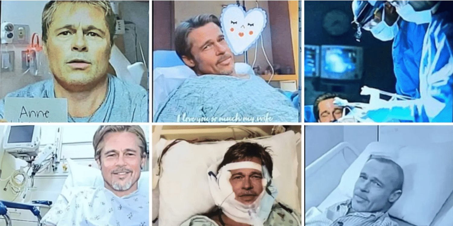 foto false truffa social brad pitt