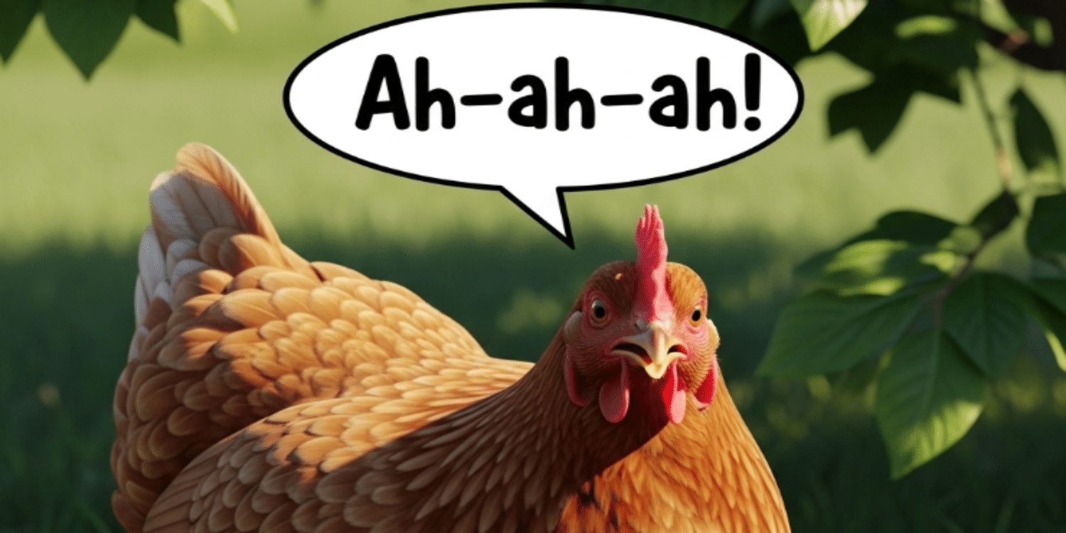 pollo che ride per truffe sui social