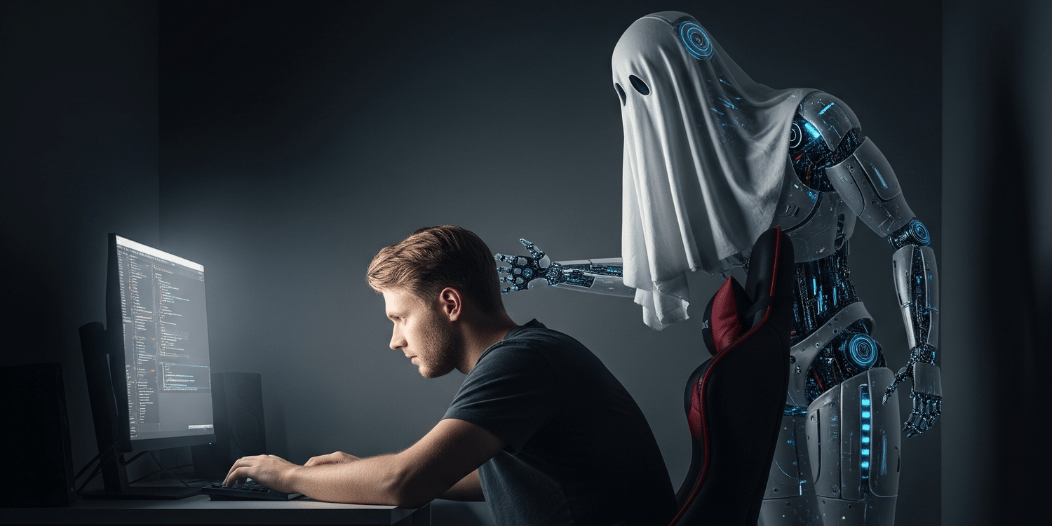 spettro AI sostituzione alle spalle dello sviluppatore web