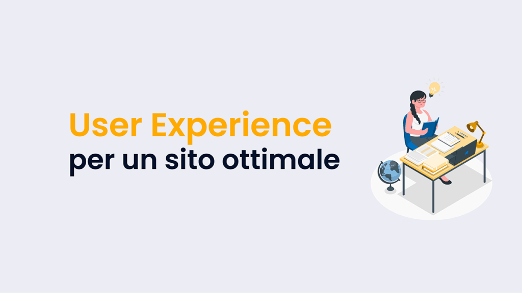 donna con occhiali studia user experience e ha idee