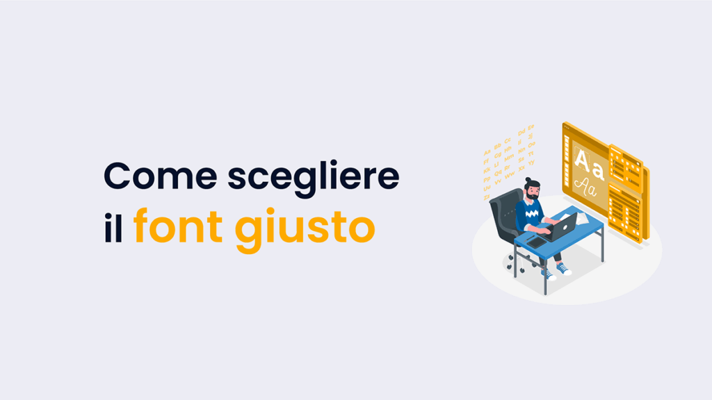 grafico al pc sceglie font giusto