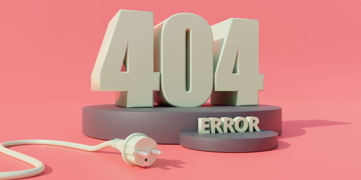 error 404 spina staccata