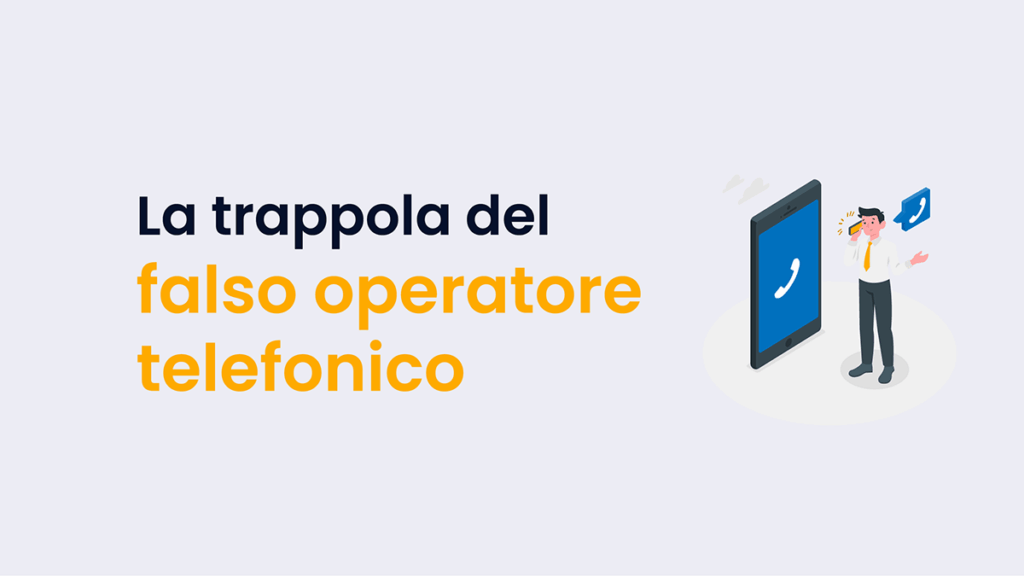uomo al telefono domanda su truffe telefoniche