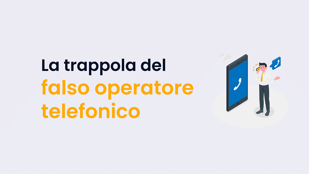 uomo al telefono domanda su truffe telefoniche